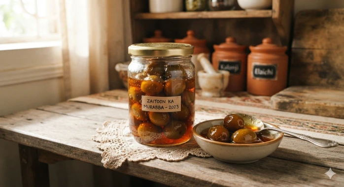 [GR-065] Olive murabba 450 g / زیتون مربہ - 450 گرام