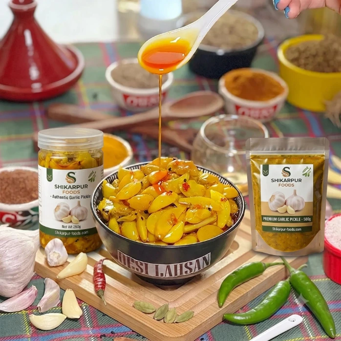 [GR-069] Desi garlic pickle 200 g / دیسی لہسن اچار - 200 گرام