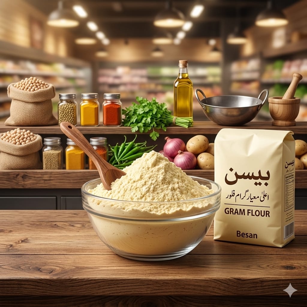[GR-001] Gram flour (Besan) / بیسن (چنے کا آٹا)