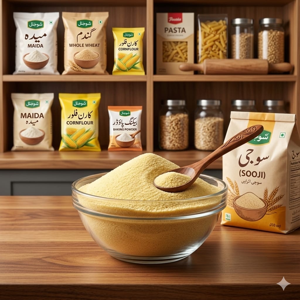[GR-002] Semolina (Rava) / سوجی