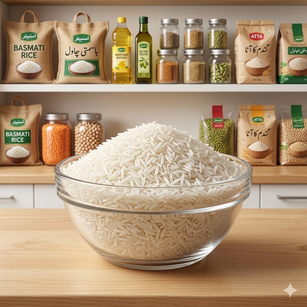 [GR-005] Basmati 1121 steam rice / چاول (باسمتی 1121 سٹیم)