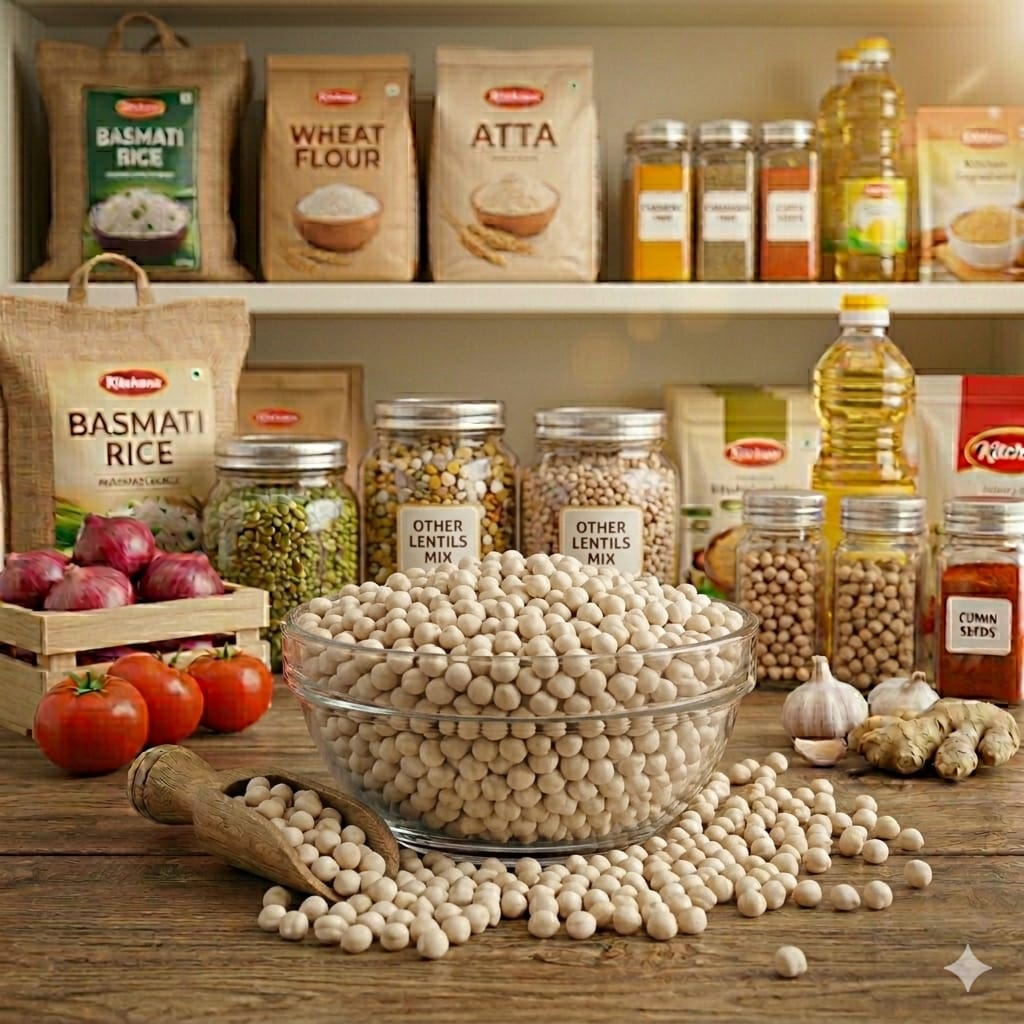 [GR-012] White chickpeas (small) / سفید چنے (باریک)